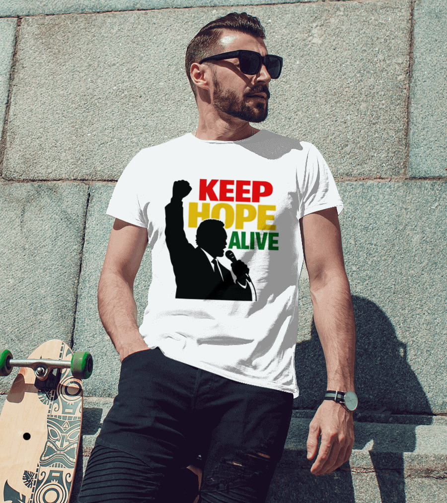 Keep Hope Alive Raised Fist T-Shirt