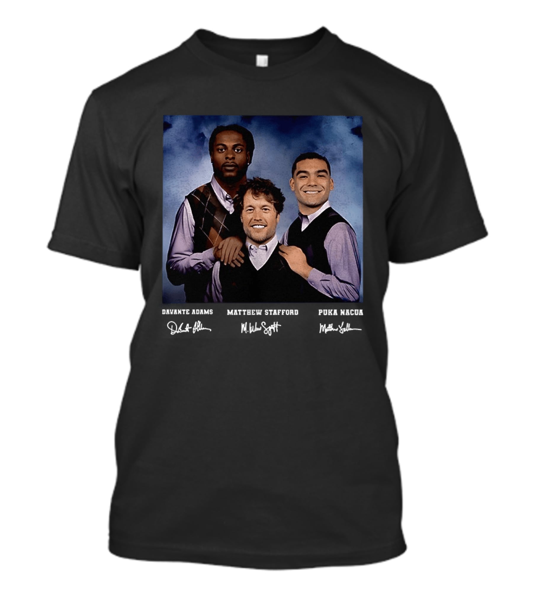 Davante Adams Puka Nacua Matthew Stafford Rams Football Step Brothers T-Shirt