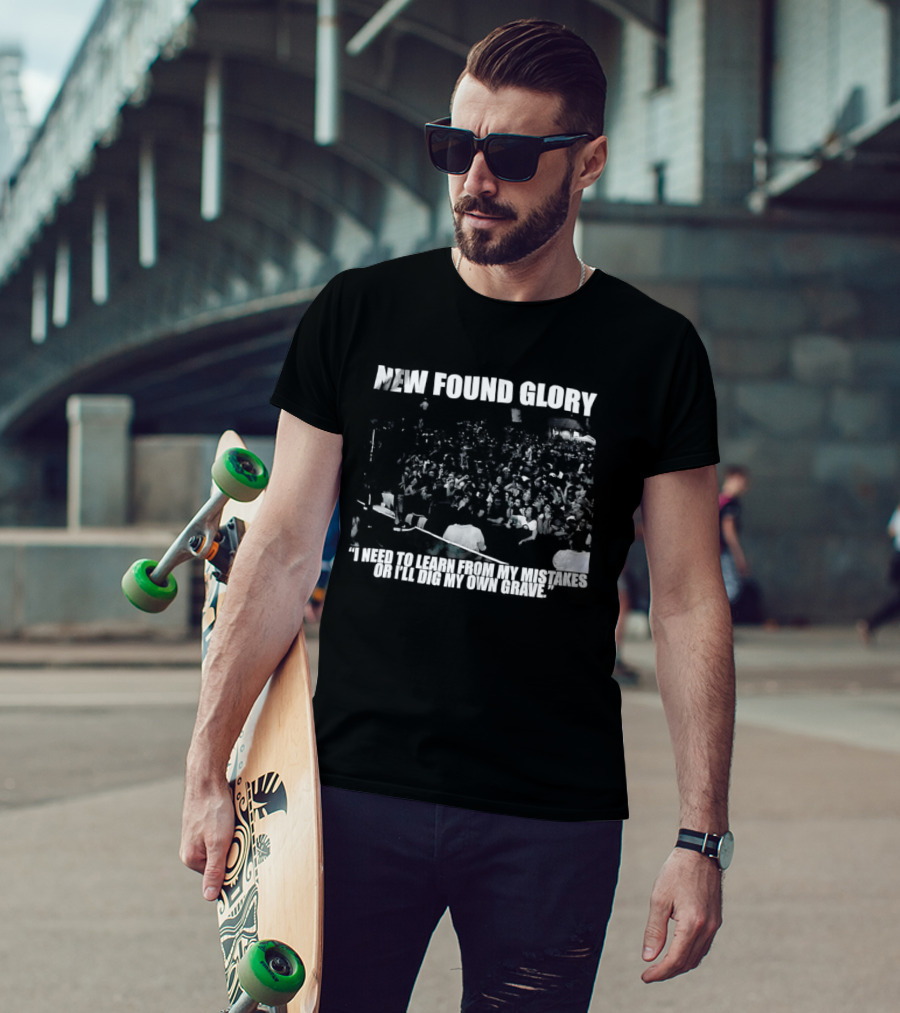 New Found Glory I Need To Learn From My Mistakes Or I'll Dig My Own Grave T-Shirt