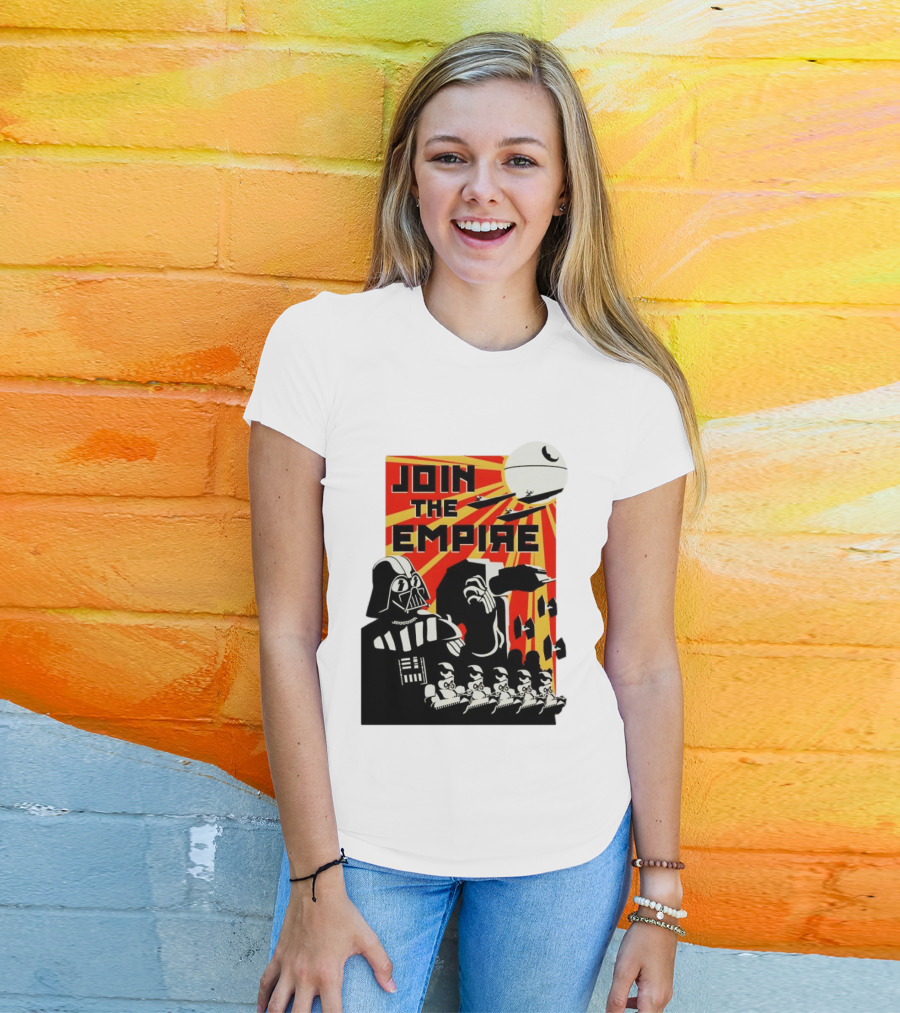 Join The Empire Propaganda Galactic Battle Recruitment T-Shirt