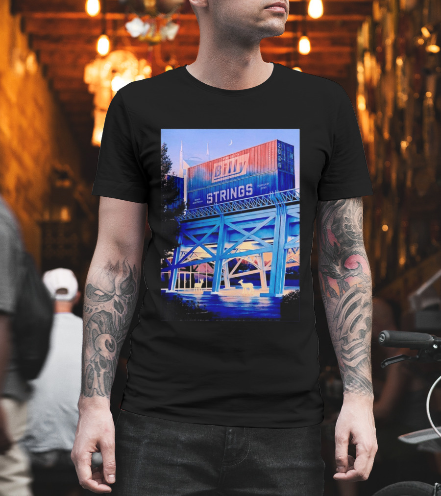 Billy Strings Nashville Tennessee February 20 to 22 2026 with Bridge and Deer T-Shirt