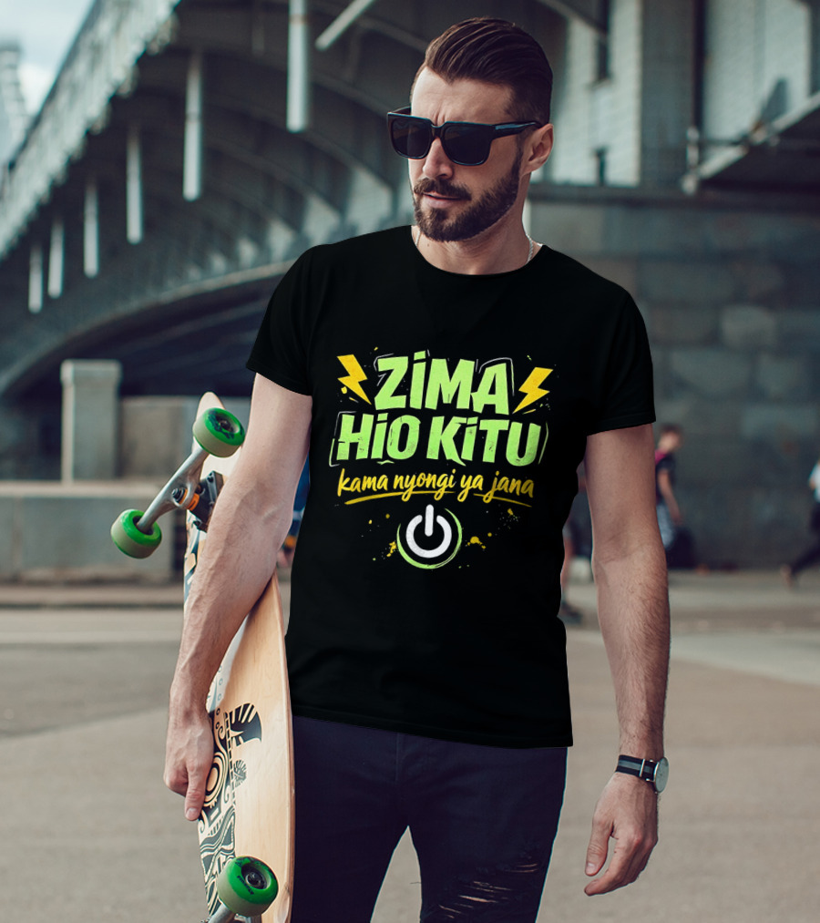 Zima Hio Kitu Kama Nyongi Ya Jana Switch Power T-Shirt