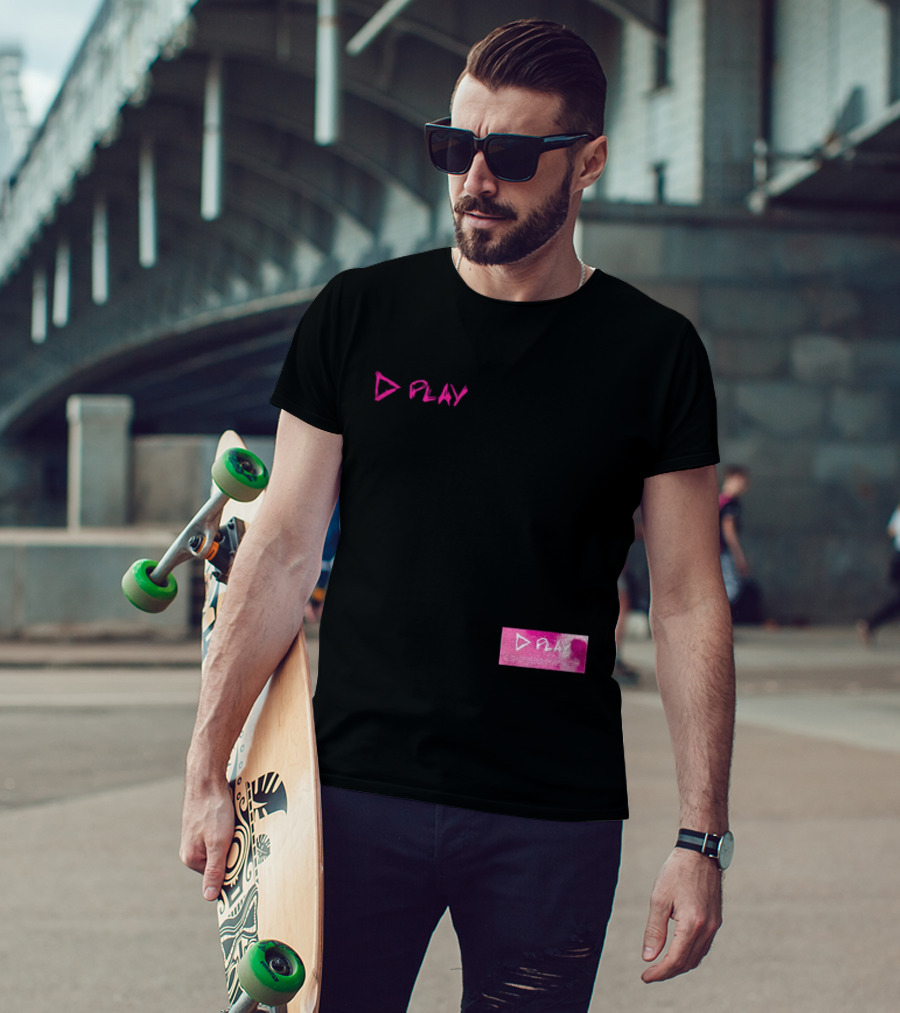 Ed Sheeran Loop Tour 2026 Play Pink T-Shirt