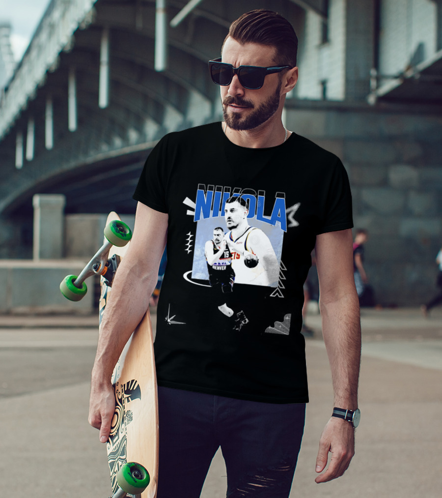 Denver Nuggets Nikola Jokic 15 Basketball T-Shirt