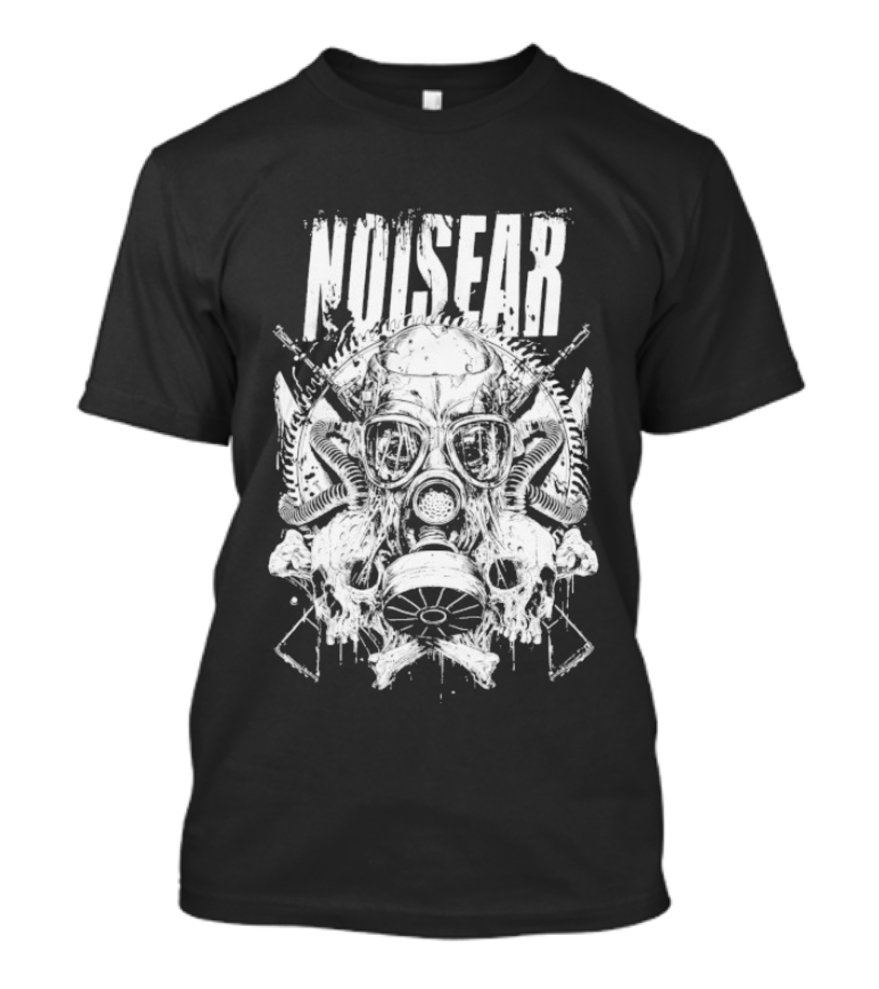 Noisear Skull Gasmask Intricate Warrior T-Shirt