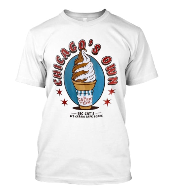 Chicago's Own The Cream Team Big Cat's Ice Cream Task Force T-Shirt