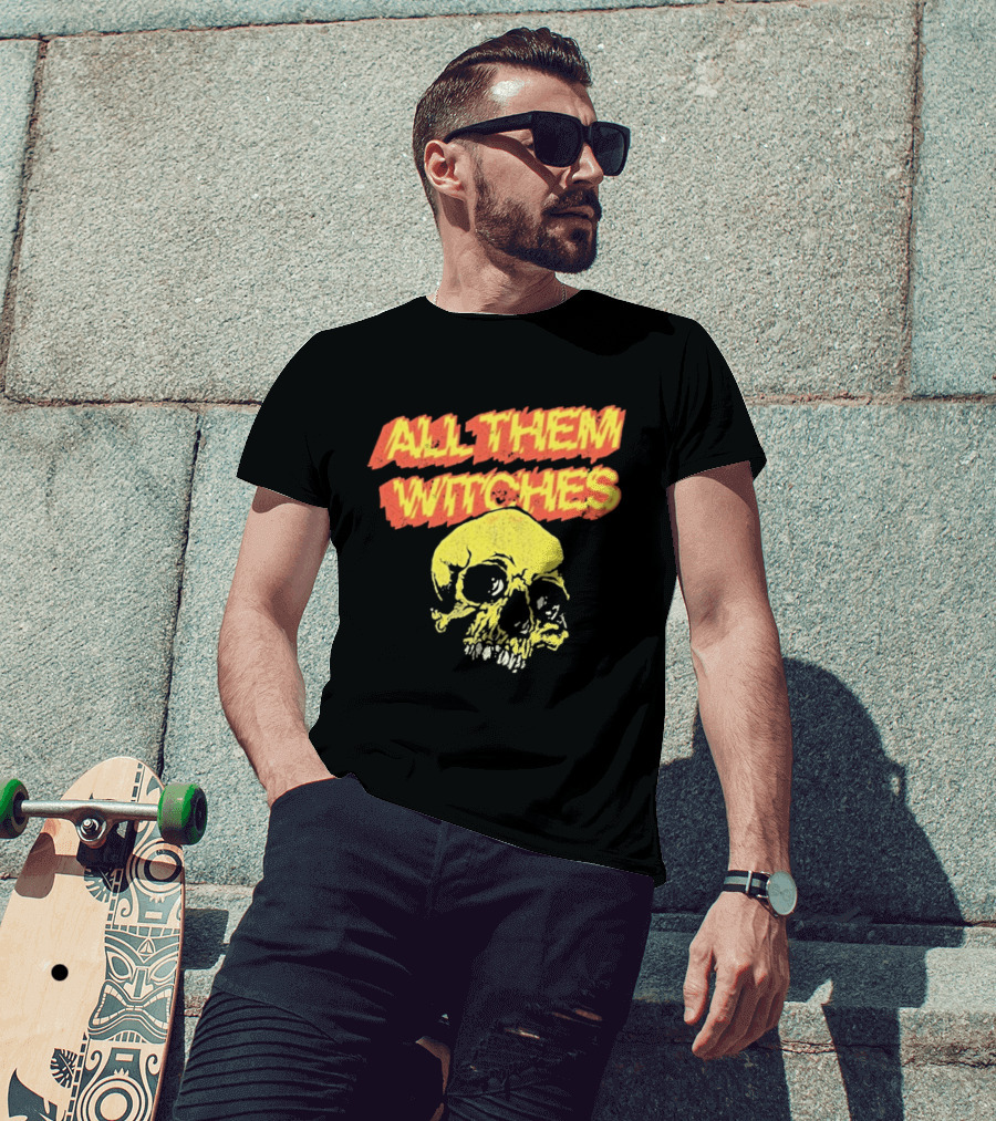 All Them Witches Skull Punk Bold Graphic 2026 T-Shirt