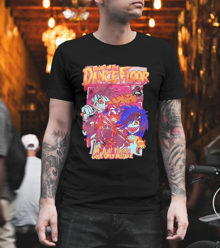Blood on the Dance Floor I'm Just Fixing God's Only Mistake Zombie Chainsaw T-Shirt