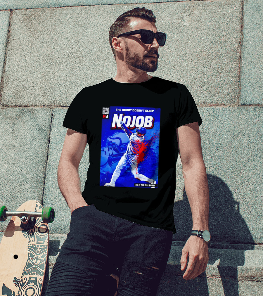 Shohei Ohtani Nojob The Hobby Doesn't Sleep Do It For The Hobby Baseball Dragon T-Shirt