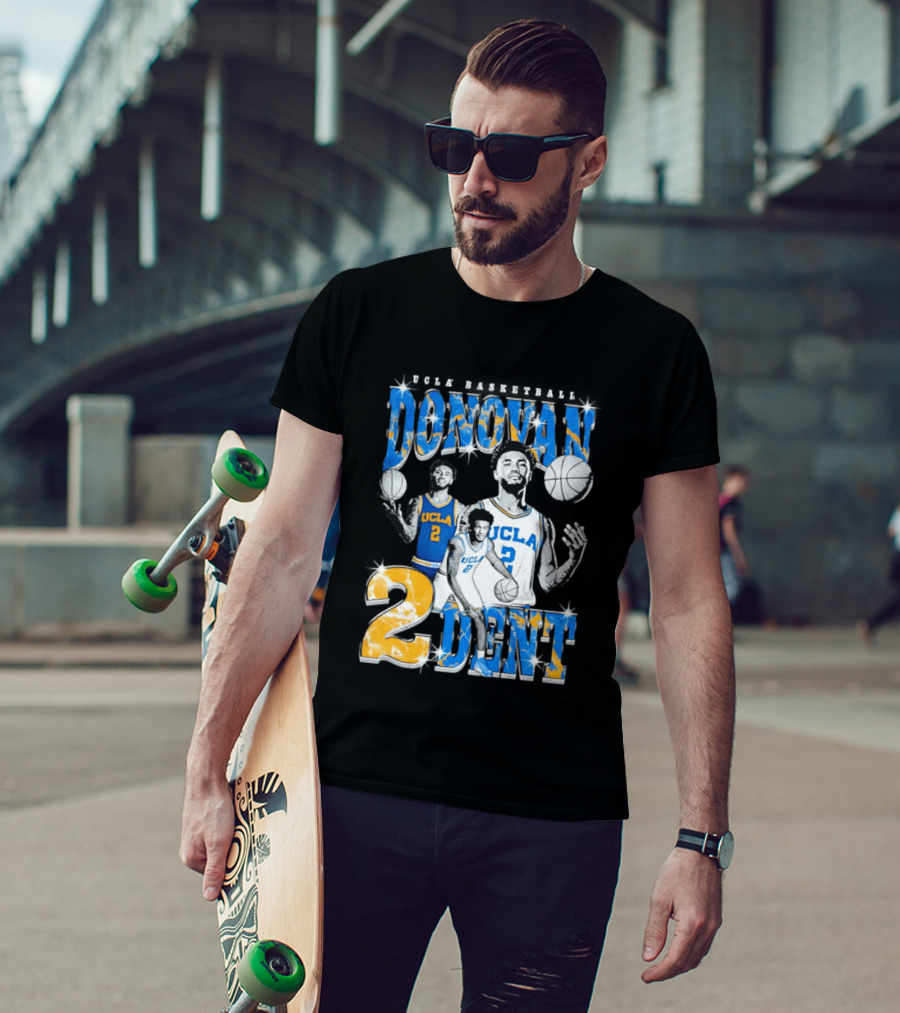 Donovan Dent 2 UCLA Bruins Basketball Player Vintage Team Spirit T-Shirt