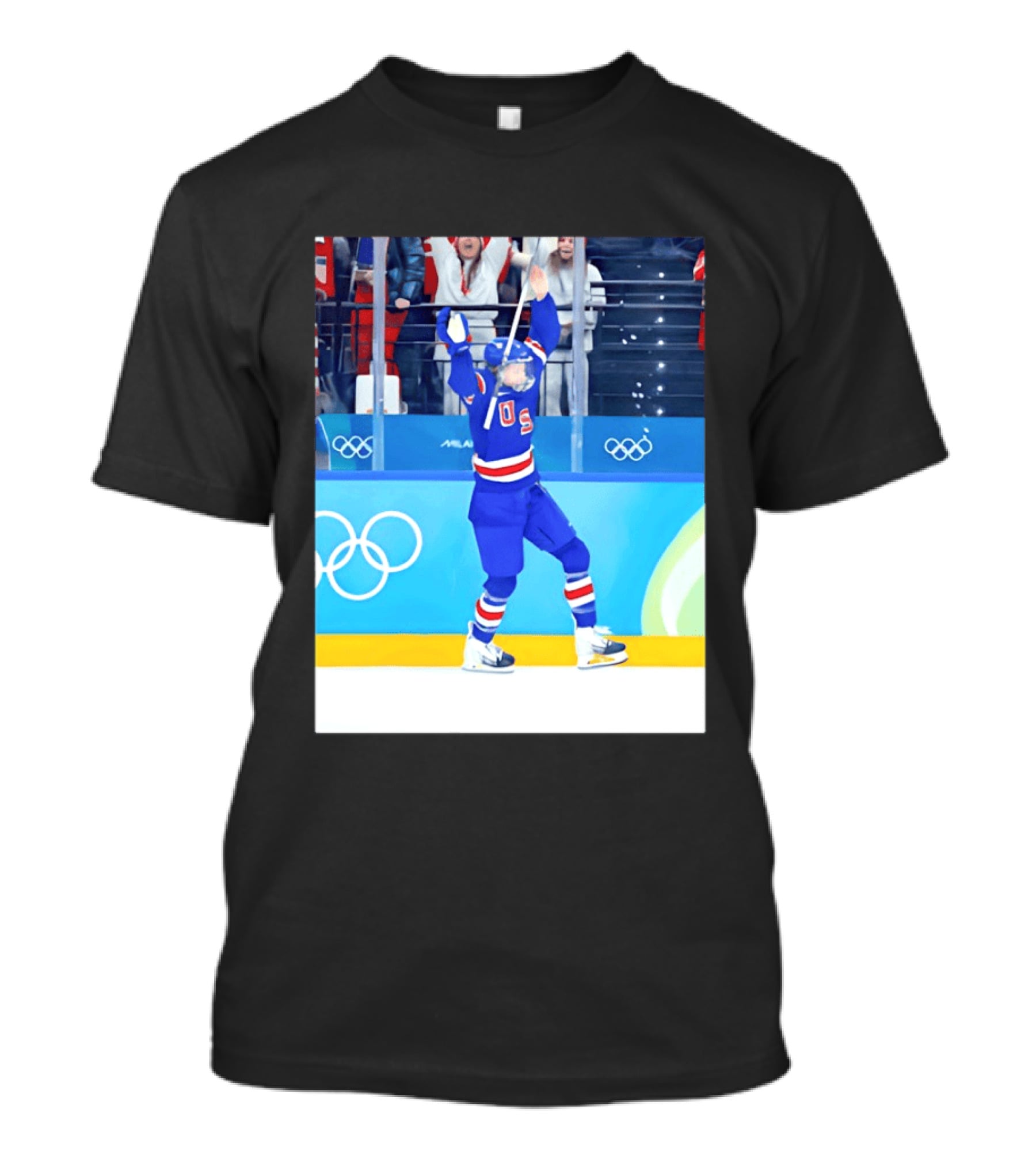 Megan Keller USA Women's Ice Hockey 2026 Olympics Celebration T-Shirt