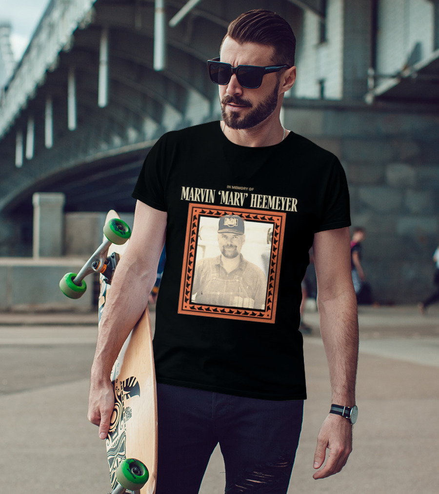 Marvin Heemeyer Memory Overalls And Cap T-Shirt