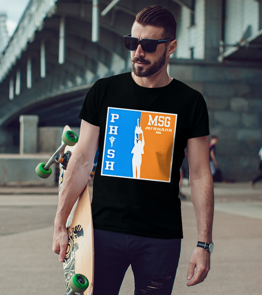 PHISH MSG Silhouette Guitar Concert Event T-Shirt