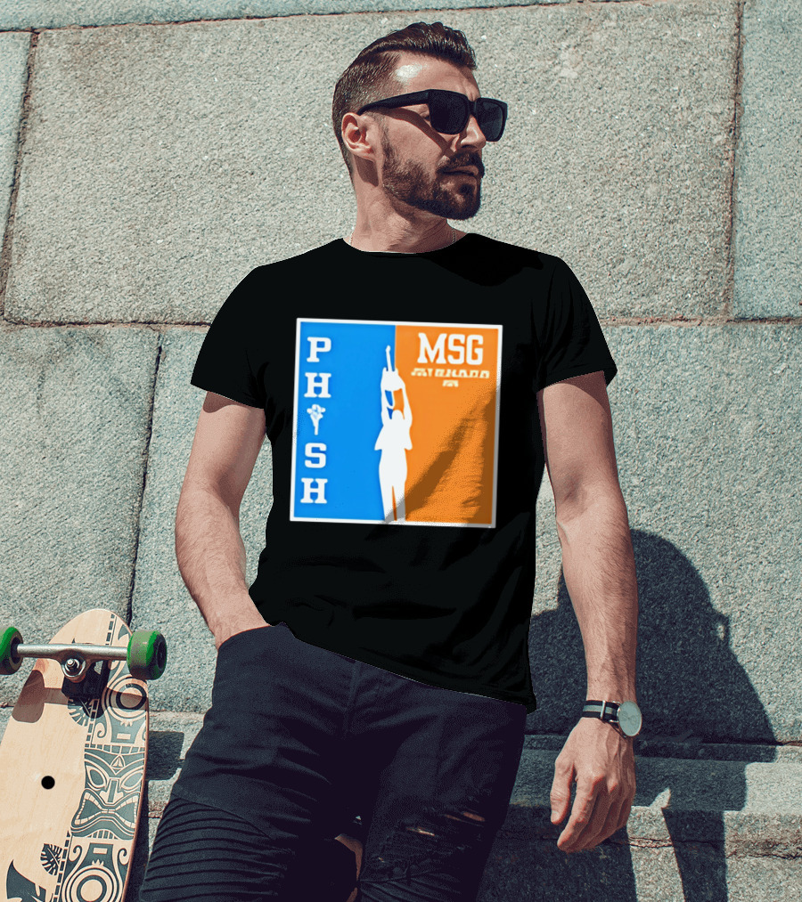 PHISH MSG Silhouette Guitar Concert Event T-Shirt