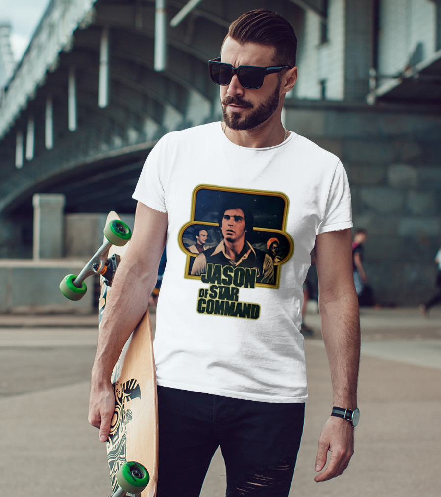 Jason Of Star Command Retro Sci Fi Series Iconic Ensemble T-Shirt
