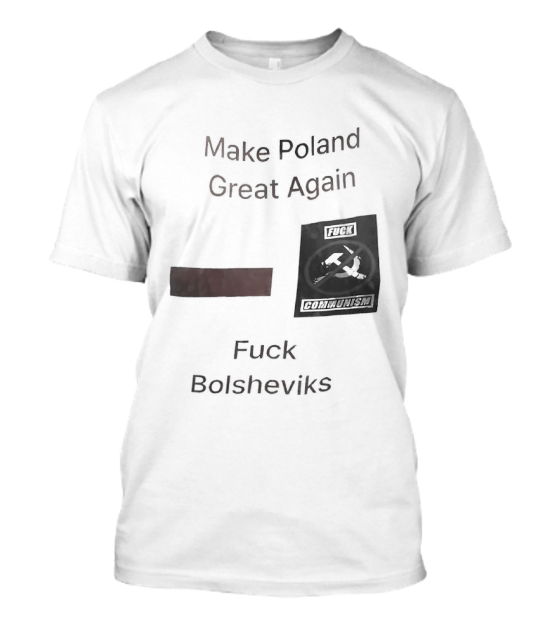 Make Poland Great Again Fck Bolsheviks Red And Black T-Shirt