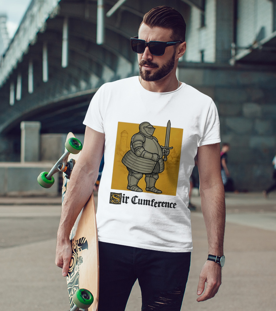 Sir Cumference Chubby Medieval Soldier Holding Sword T-Shirt