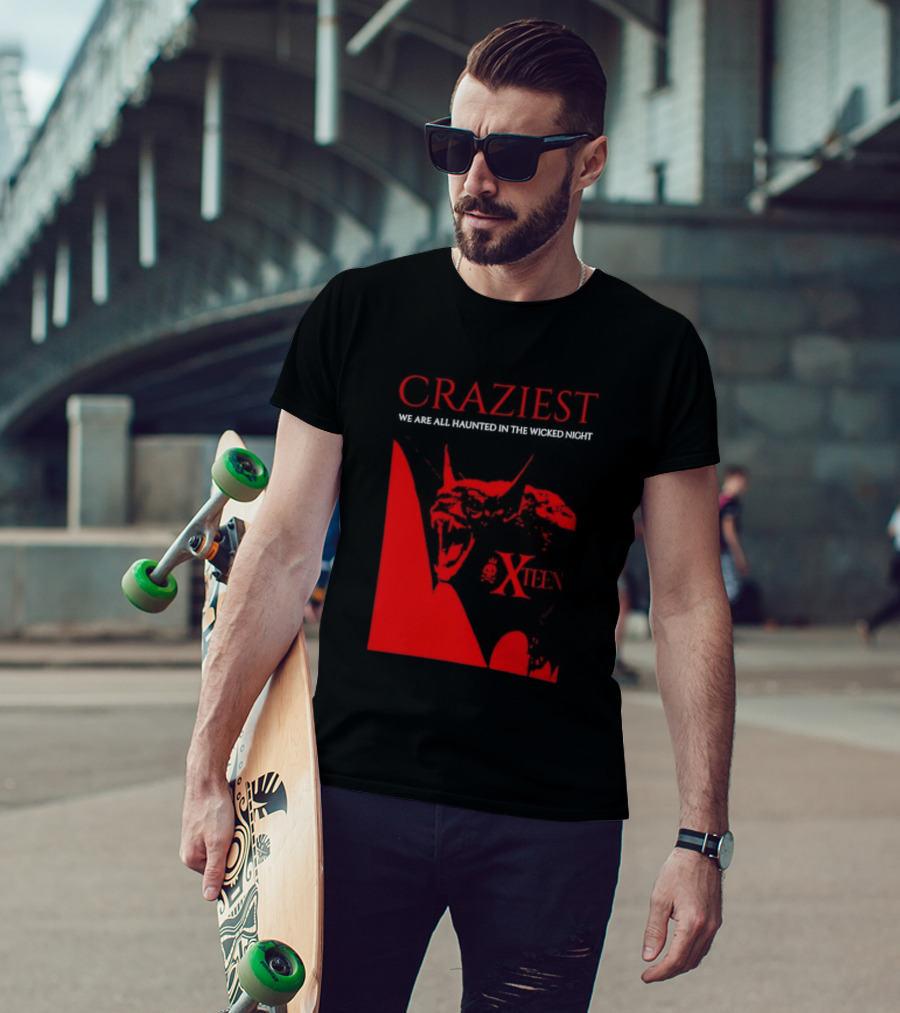 Craziest We Are All Haunted In The Wicked Night Xteen Devil T-Shirt