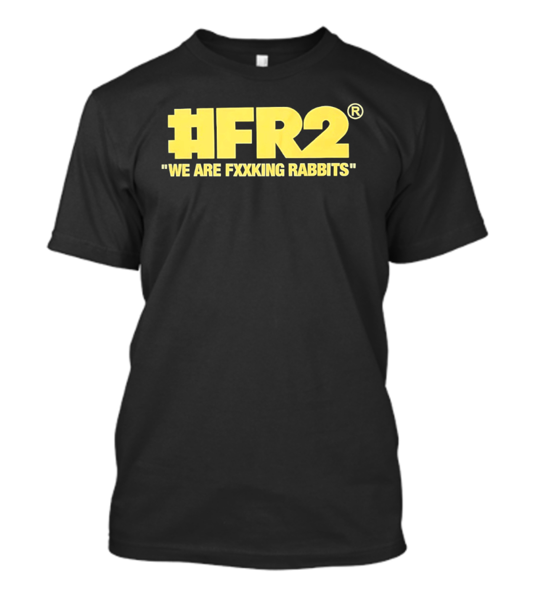 FR2 We Are Fxxking Rabbits Yellow T-Shirt