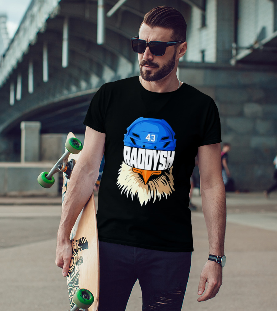 Tampa Bay Lightning Raddysh Bald Eagle 43 Helmet T-Shirt
