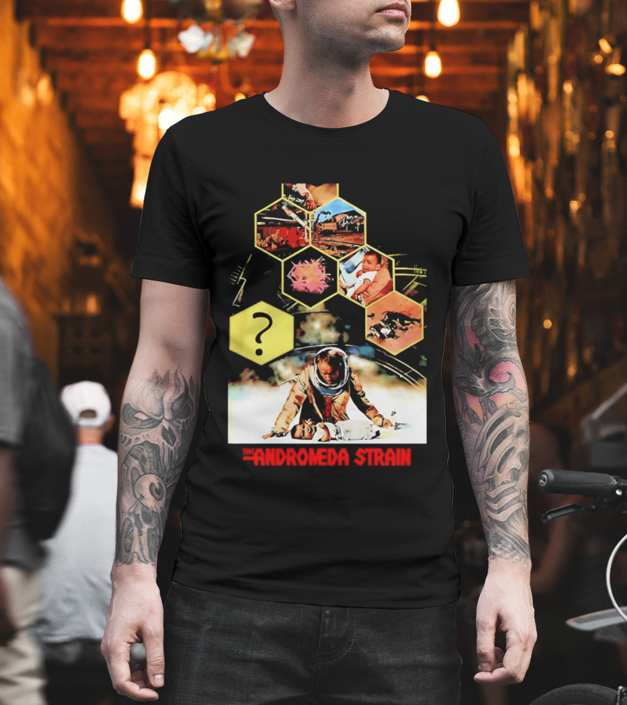 The Andromeda Strain Hexagonal Imagery and Mystery T-Shirt
