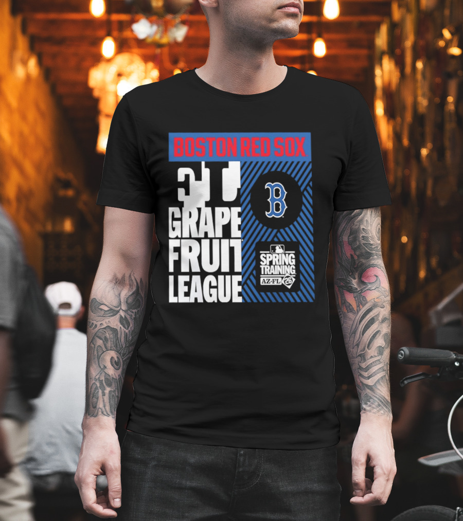 Boston Red Sox Grapefruit League Spring Training 2026 MLB Baseball T-Shirt