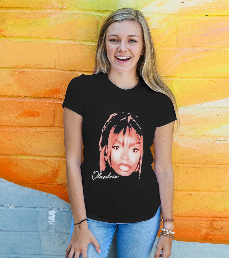 Olandria Carthen Big Face Bold Expression Trend T-Shirt