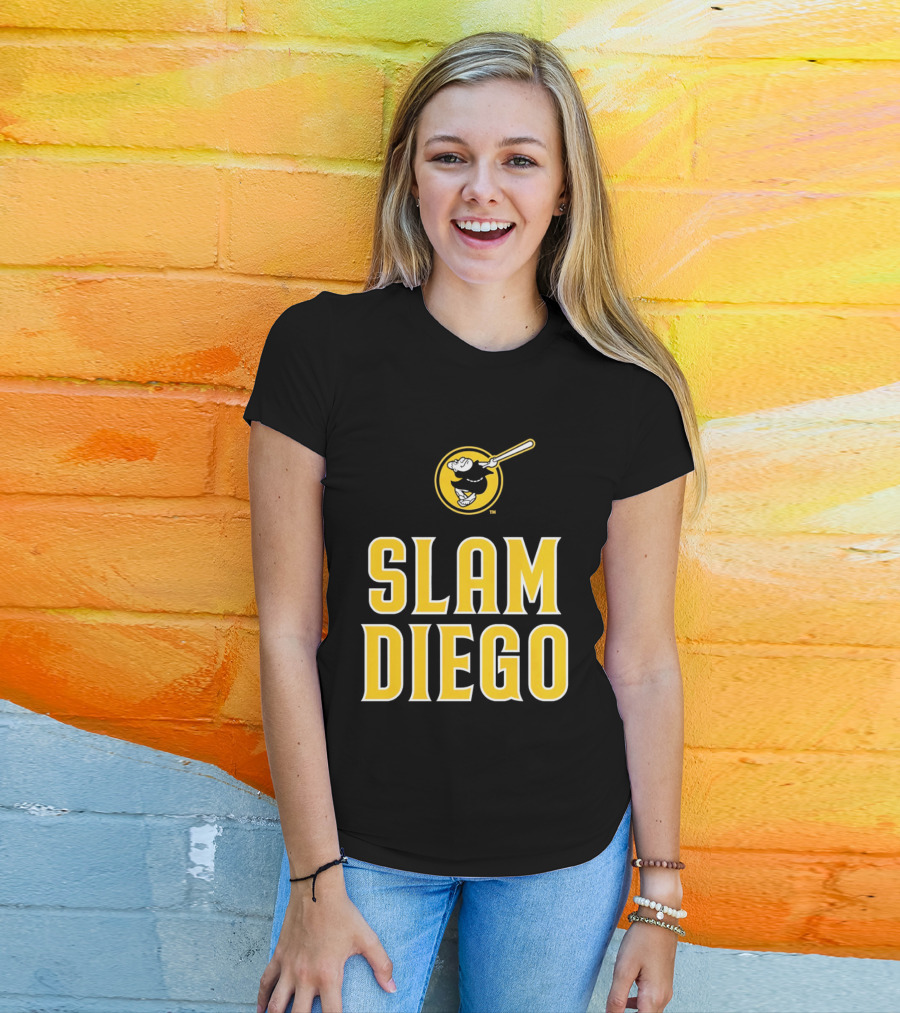 San Diego Padres Slam Diego Baseball Bat T-Shirt