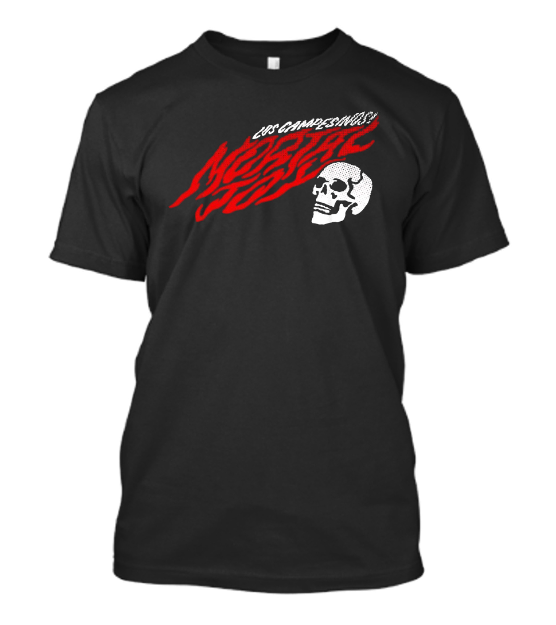 Los Campesinos Mortal Joy Tour Skull Flame T-Shirt