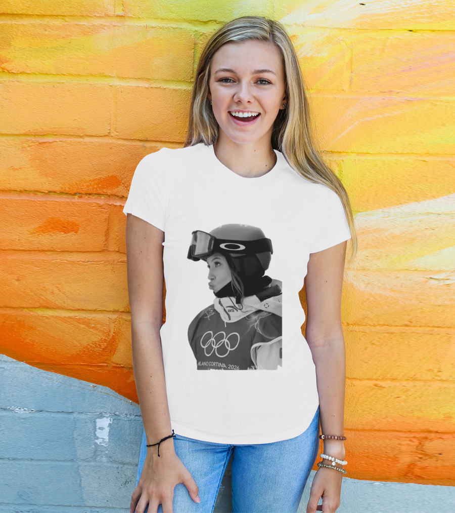 Eileen Gu Olympic Freestyle Skiing Milano Cortina 2026 T-Shirt