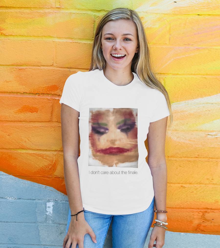 Joker I Don't Care About The Finale Abstract Face T-Shirt