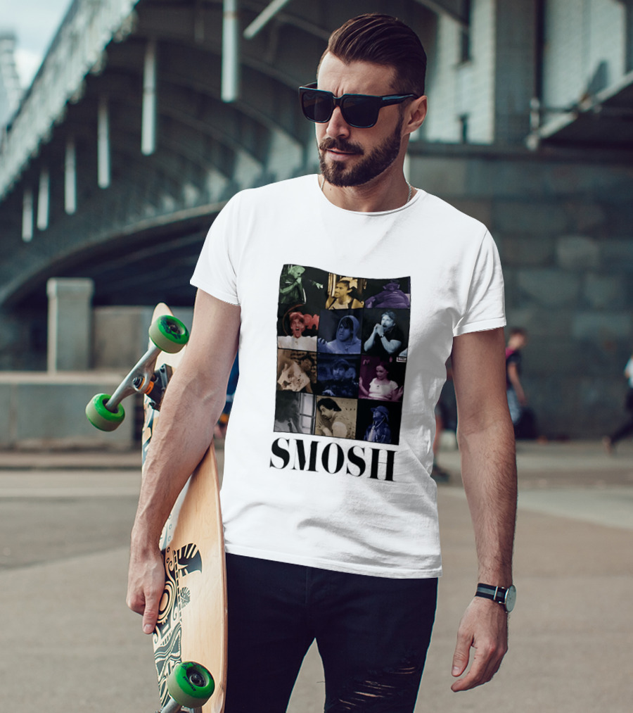 Smosh The Era Tour Collage Of Iconic Moments And Characters T-Shirt