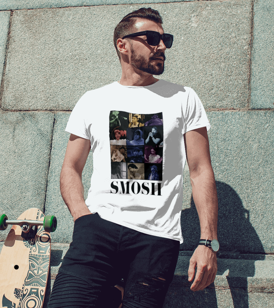 Smosh The Era Tour Collage Of Iconic Moments And Characters T-Shirt