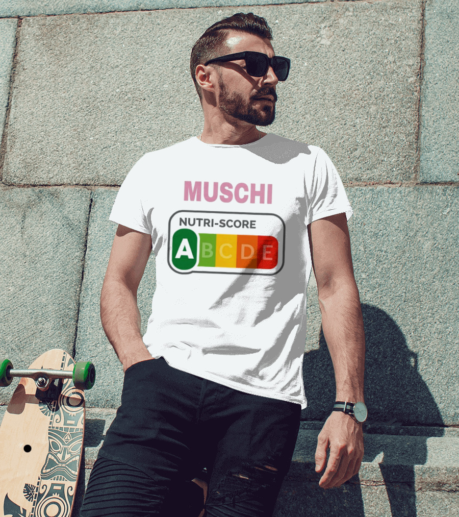 MUSCHI Nutri Score ABCDE European Food Nutrition Rating System T-Shirt