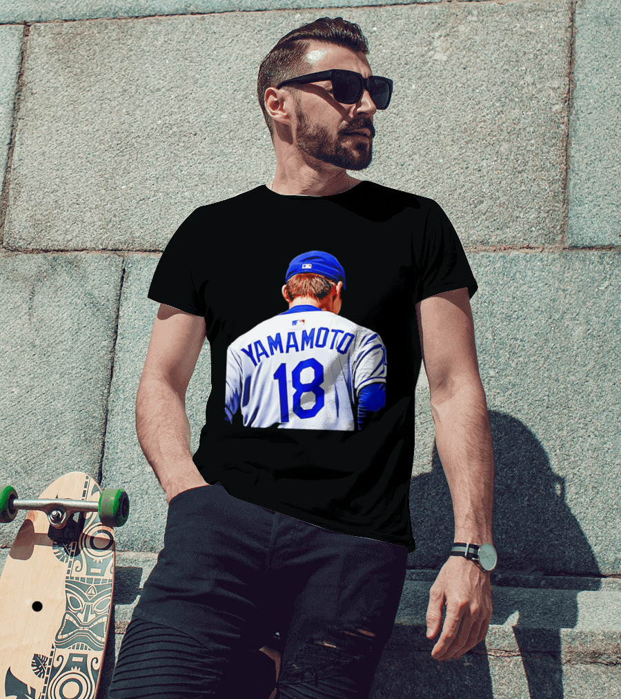 Yamamoto 18 Los Angeles Dodgers Baseball Jersey T-Shirt