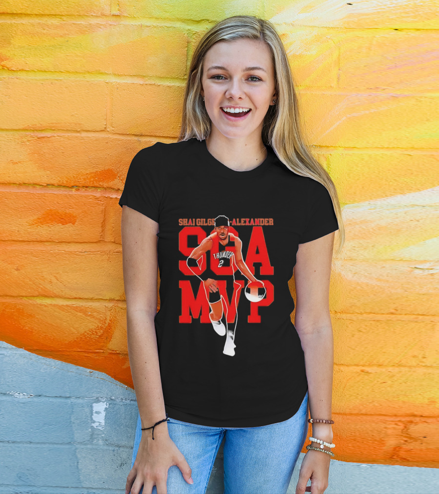 Shai Gilgeous Alexander SGA MVP Oklahoma City Thunder T-Shirt