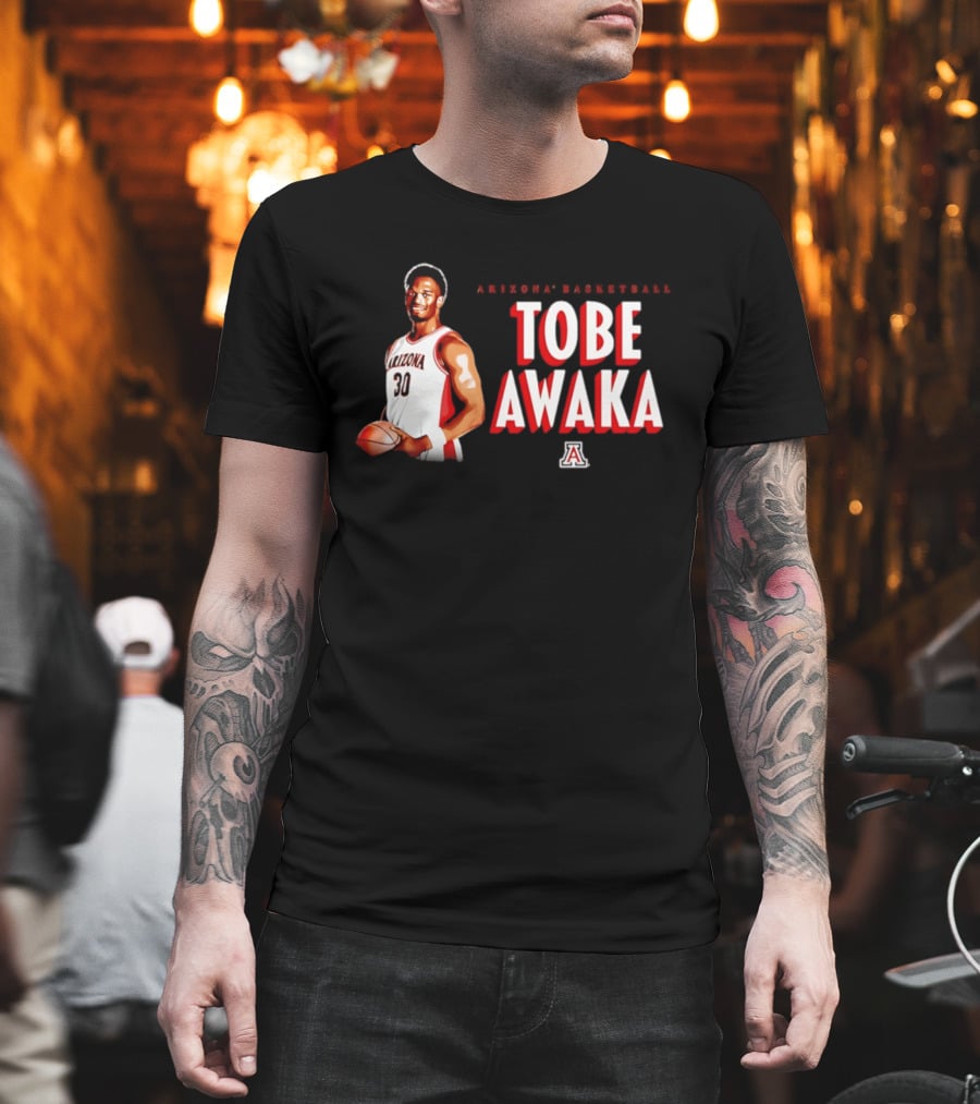 Arizona Basketball Tobe Awaka Wildcats Player 30 T-Shirt