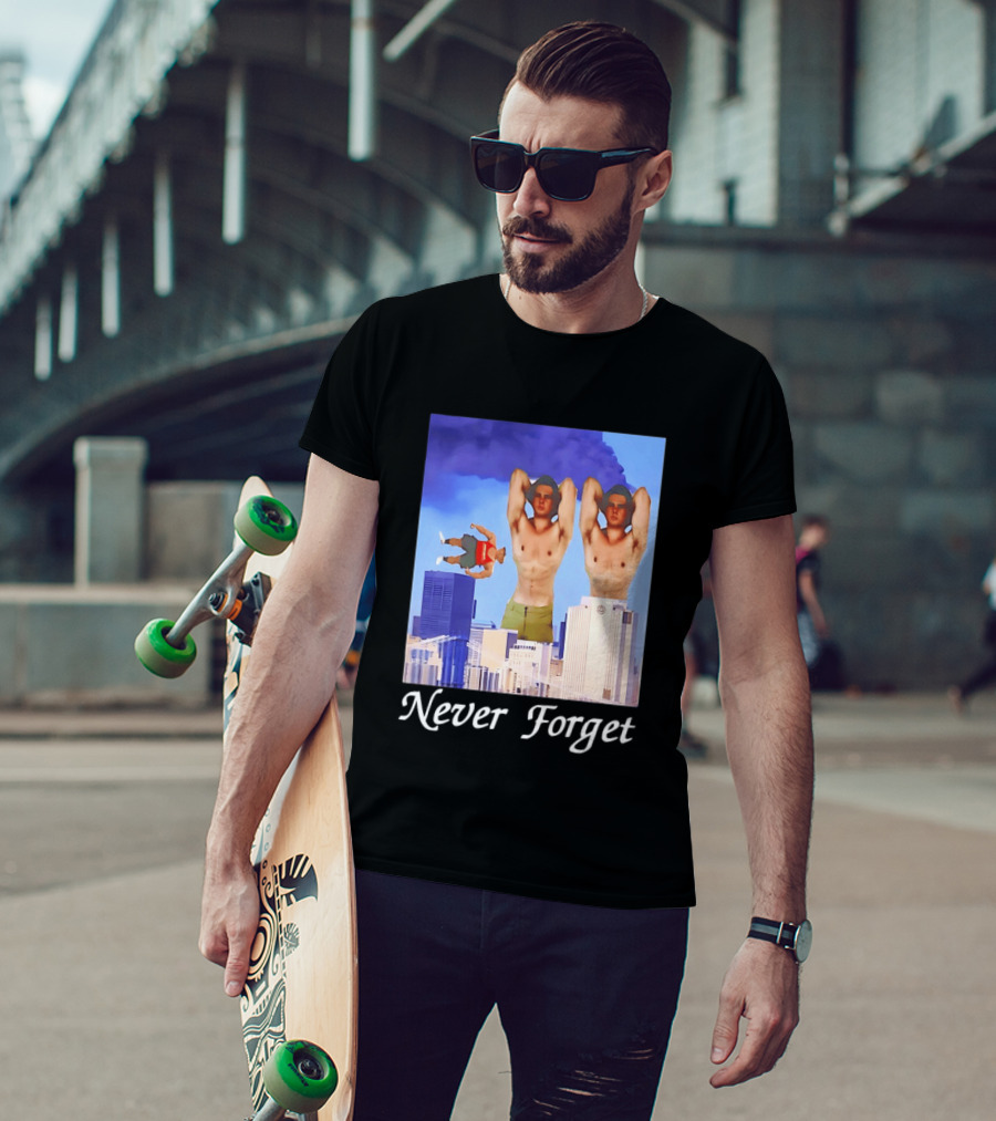 Never Forget When Clav Got Mogged By ASU Frat Leader Giants In Cityscape T-Shirt