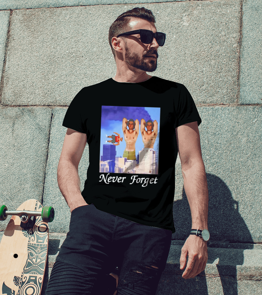 Never Forget When Clav Got Mogged By ASU Frat Leader Giants In Cityscape T-Shirt