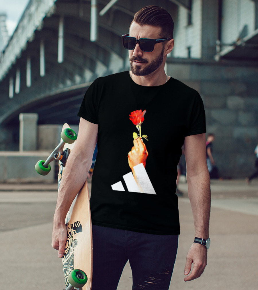 Derrick Rose Chicago Bulls Adidas Rose Hand T-Shirt