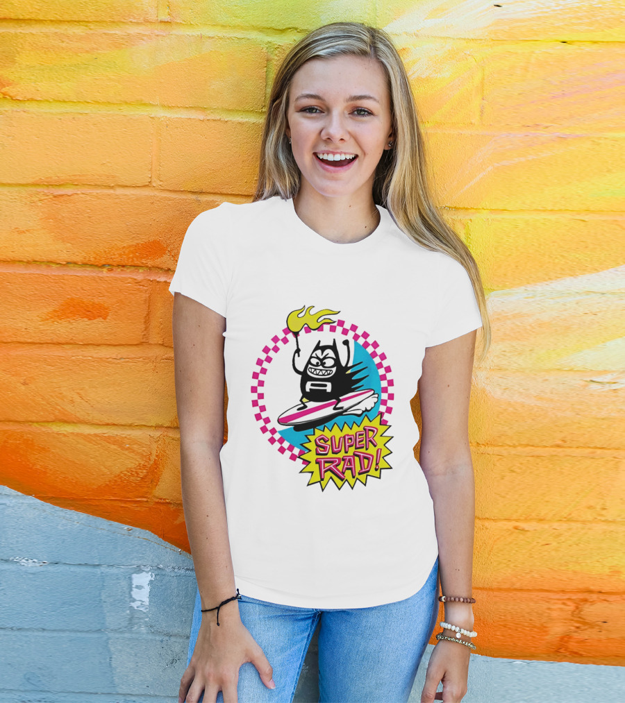 Aquabats Surfing Super Rad Flame Animated T-Shirt