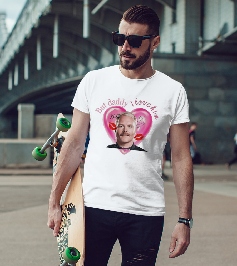 But Daddy I Love Valtteri Bottas XOXO Heart Lips T-Shirt