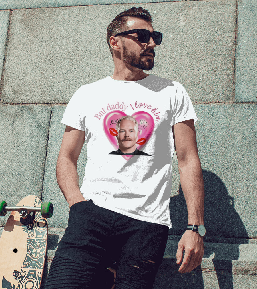 But Daddy I Love Valtteri Bottas XOXO Heart Lips T-Shirt