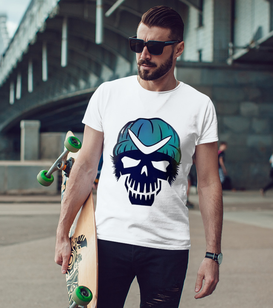 Captain Boomerang Skull Emblem Suicide Squad T-Shirt