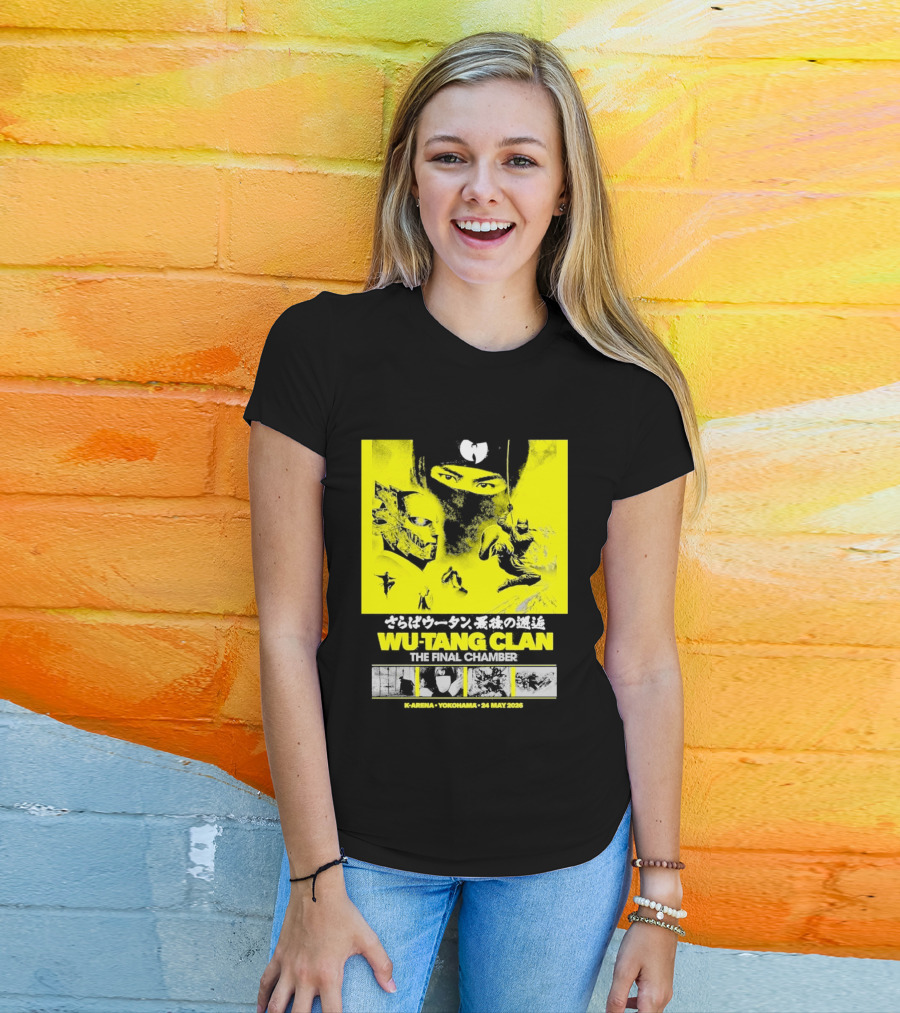 Wu Tang Clan Final Chamber Tour Yokohama Japan 2026 T-Shirt