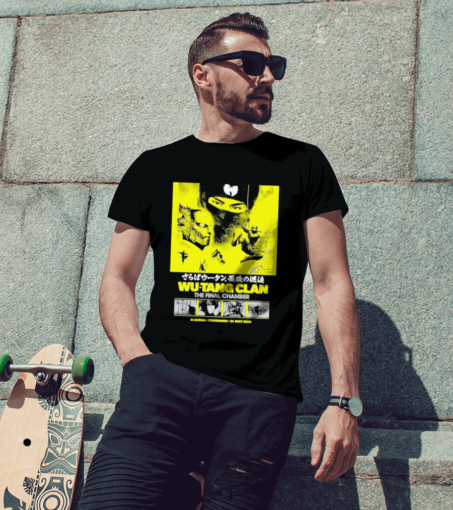 Wu Tang Clan Final Chamber Tour Yokohama Japan 2026 T-Shirt
