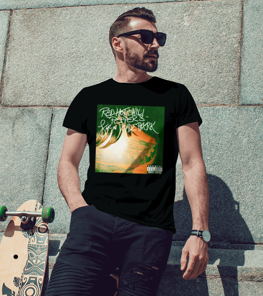 Red Hot Chili Peppers Live In Hyde Park Tattoo Cover Explicit Content T-Shirt