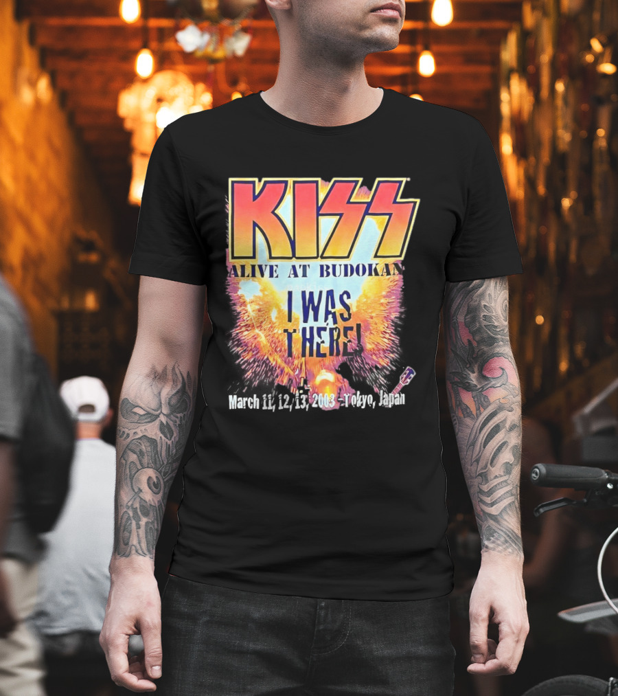 KISS Alive at Budokan I Was There March 2 3 13 2003 Tokyo Japan T-Shirt