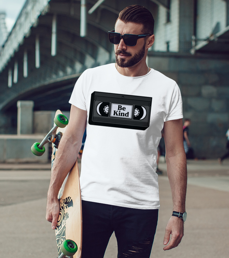 VHS Cassette Tape Be Kind Retro Nostalgia T-Shirt