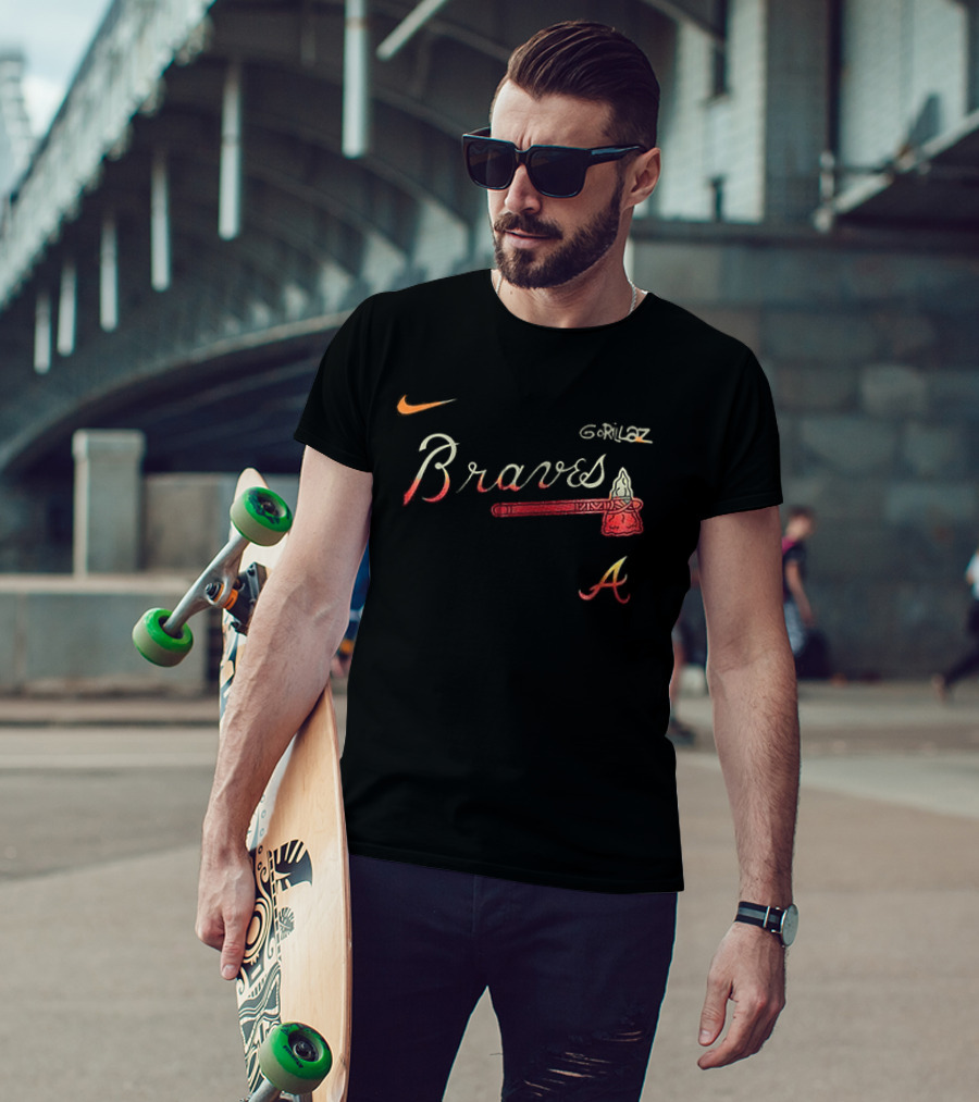 Atlanta Braves Gorillaz The Mountain Tour 2026 Dates Nike T-Shirt